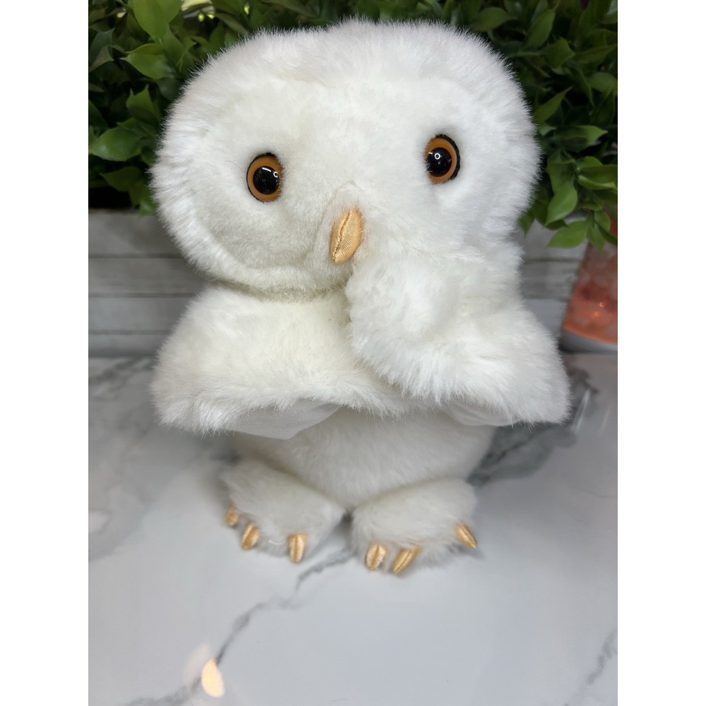 Snowy White Owl Hand Puppet Soft Plush Toy